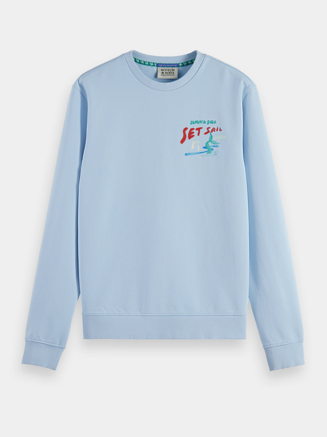 Regular-fit graphic sweatshirt - Scotch & Soda AU