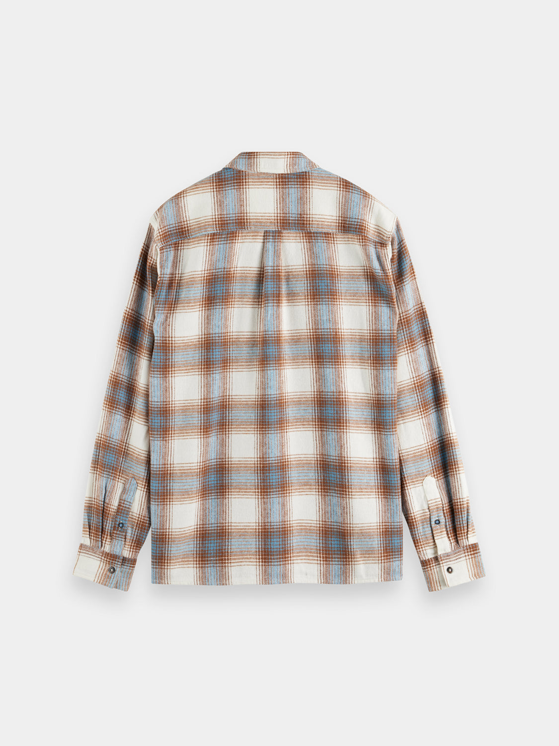 Yarn-dyed flanned check shirt - Scotch & Soda AU