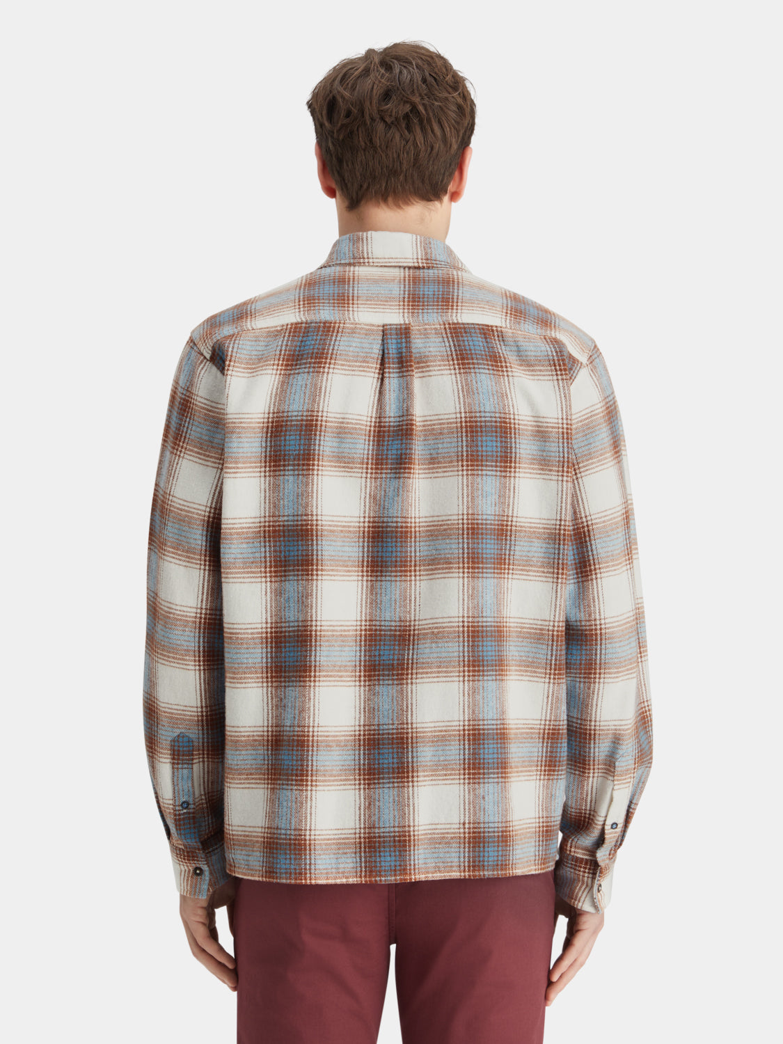 Yarn-dyed flanned check shirt - Scotch & Soda AU