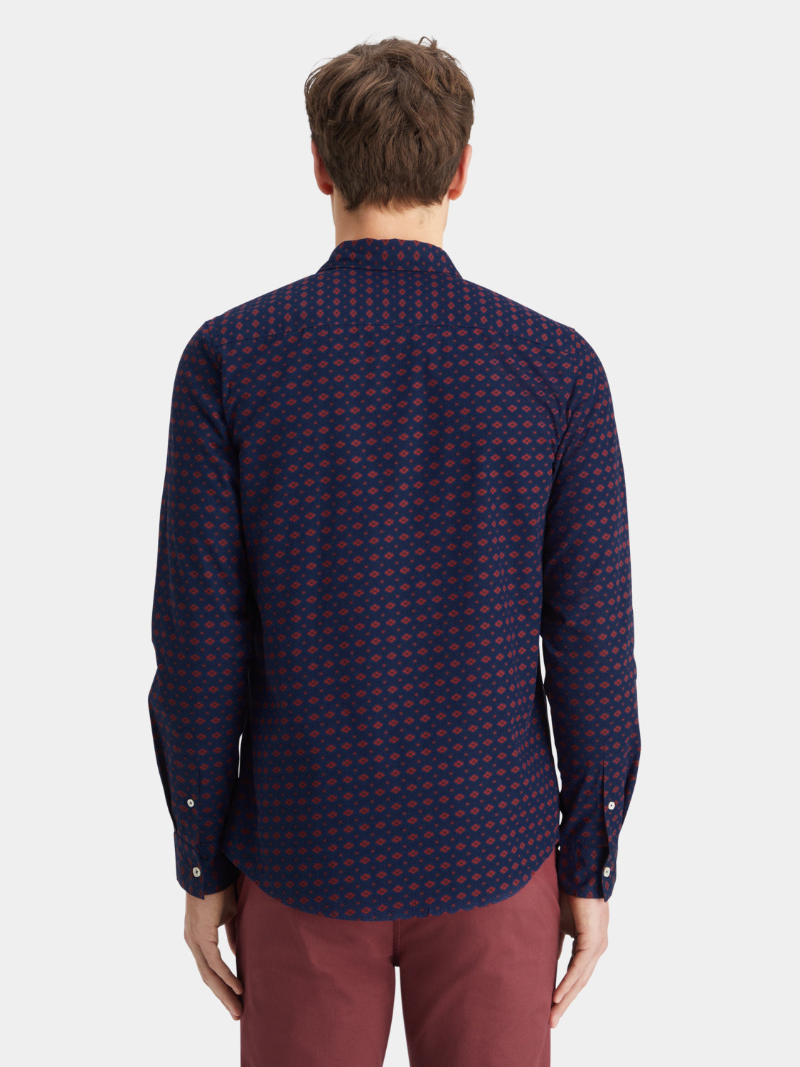 Slim fit ditsy printed shirt - Scotch & Soda AU