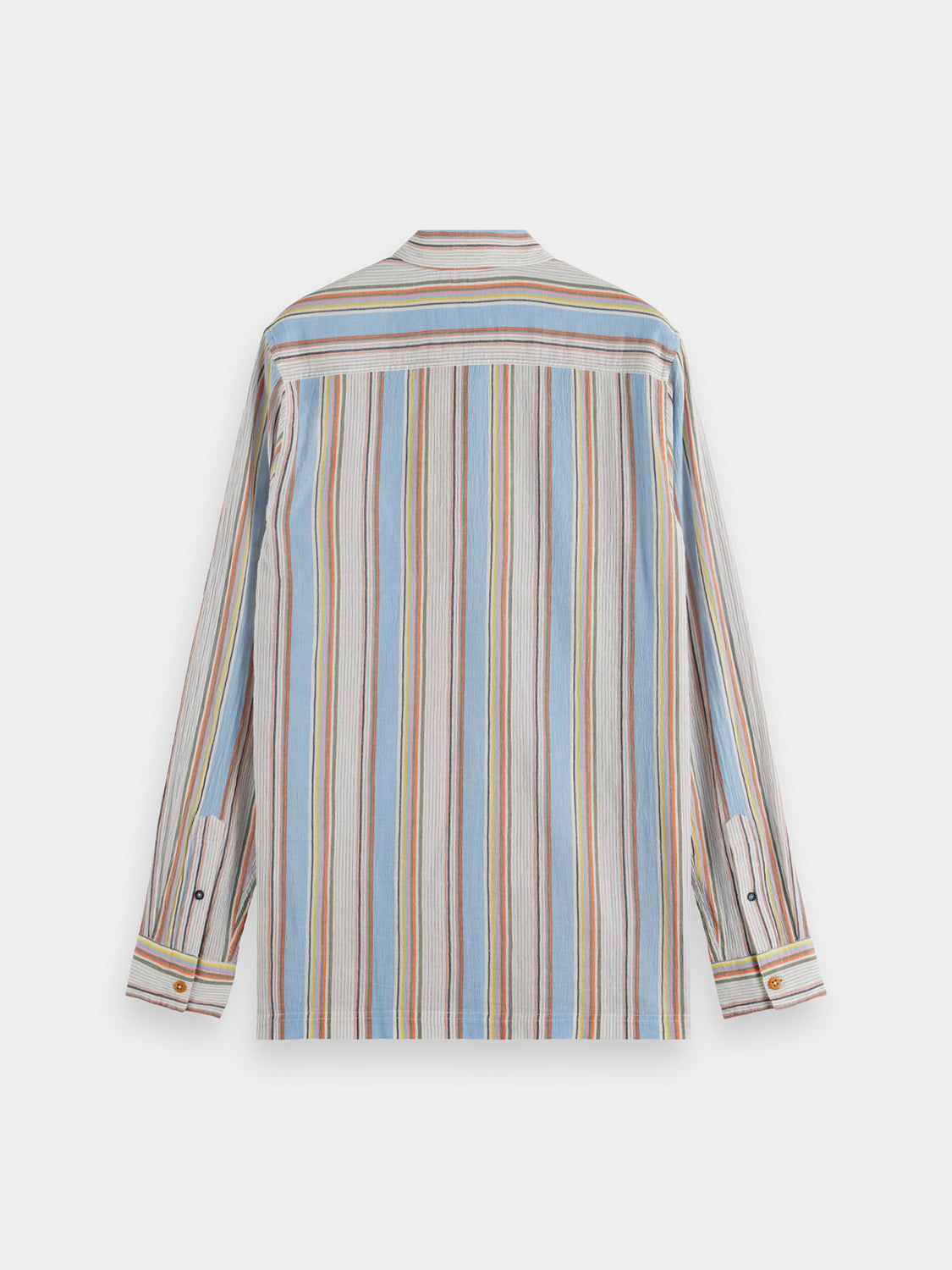 Crinkle striped shirt