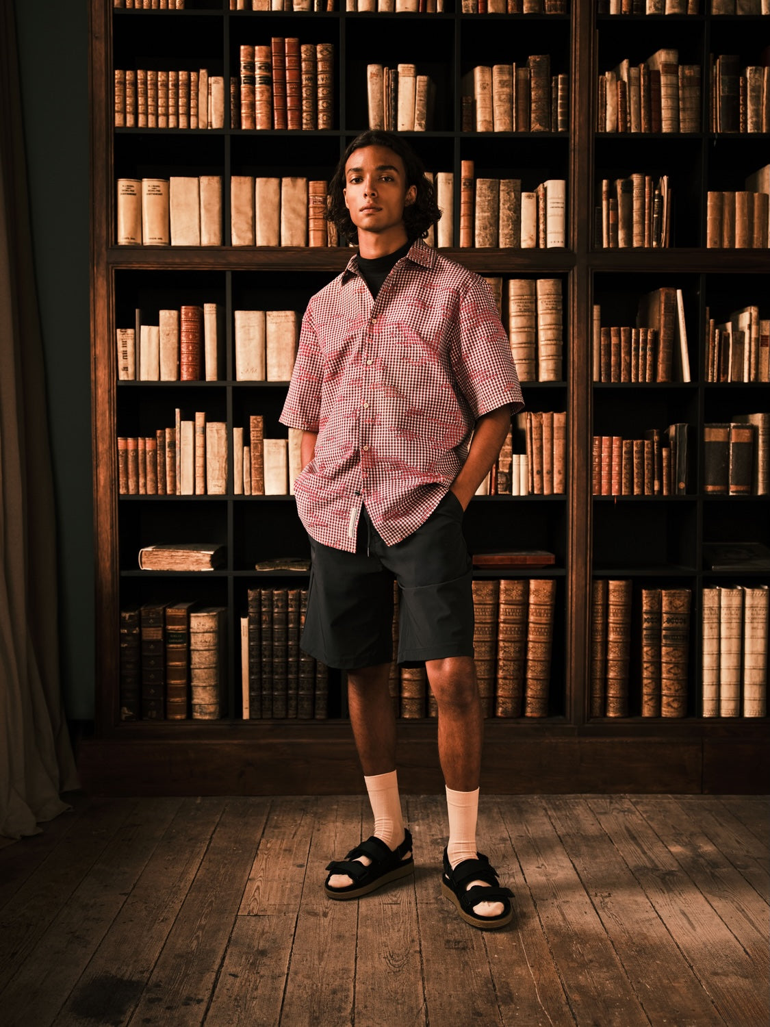 Burn out check shirt - Scotch & Soda AU