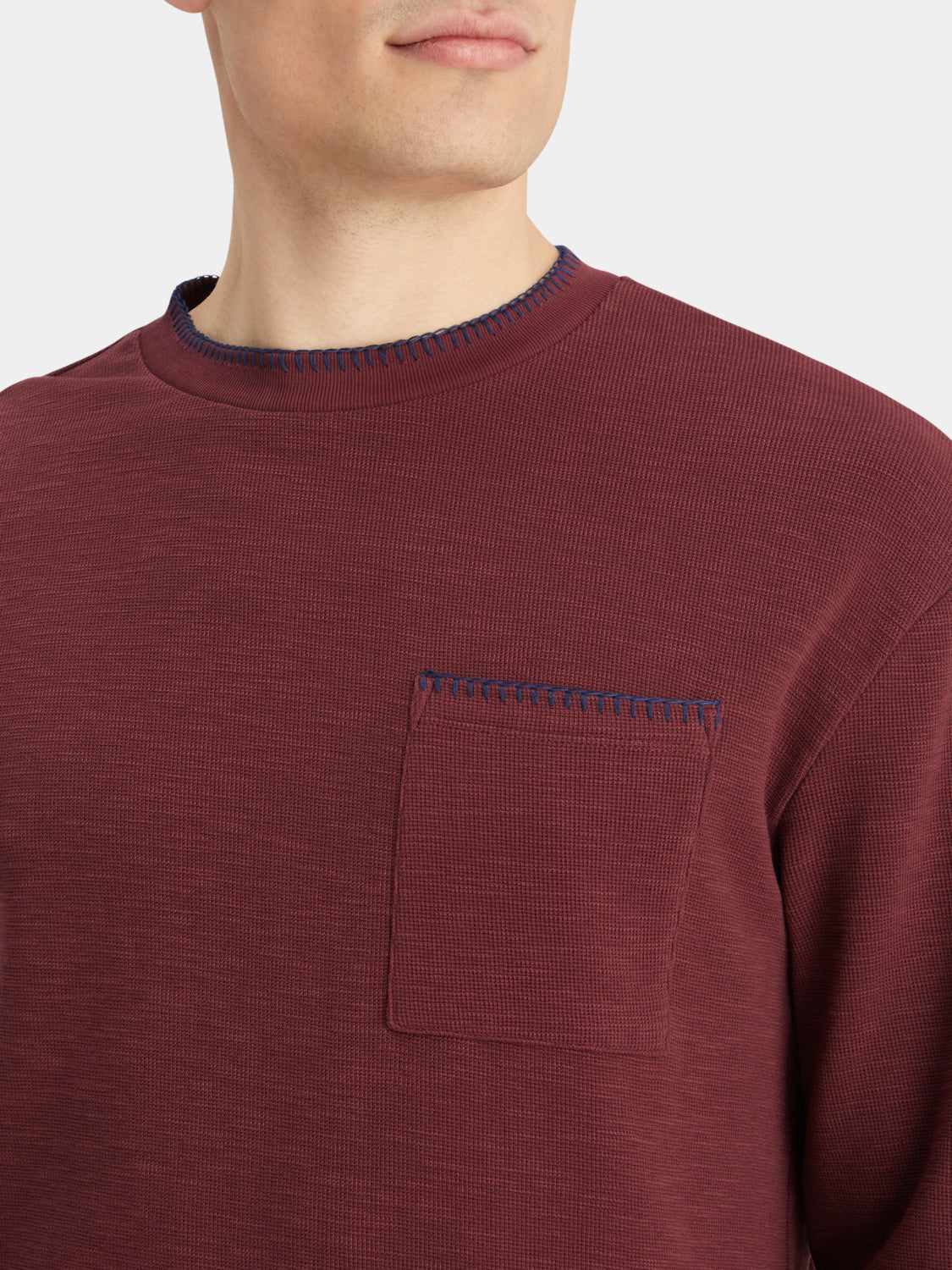 Blanket stitch t-shirt - Scotch & Soda AU