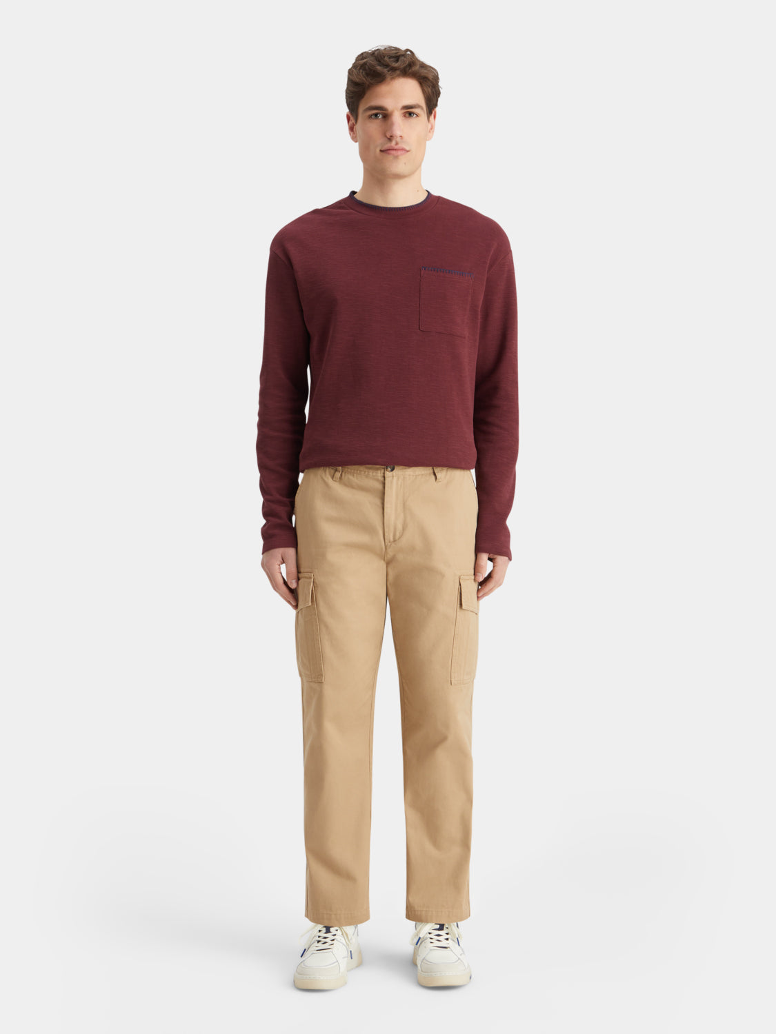 Blanket stitch t-shirt - Scotch & Soda AU