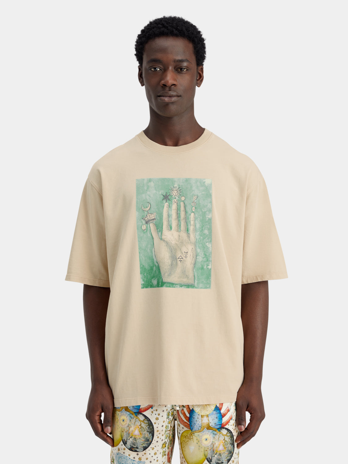Loose fit artwork t-shirt - Scotch & Soda AU