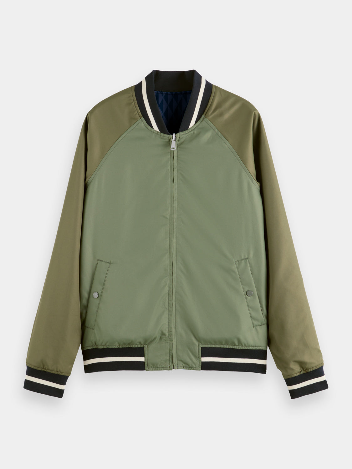 Reversible nylon bomber jacket - Scotch & Soda AU