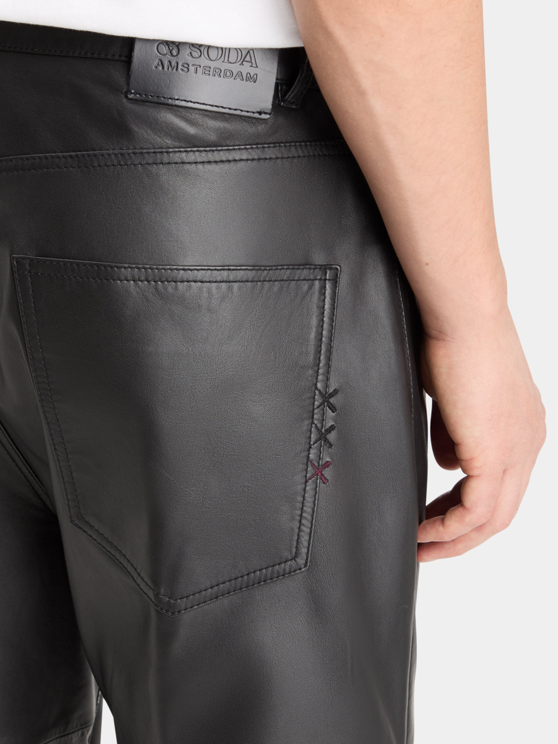 Dean leather pants - Scotch & Soda AU