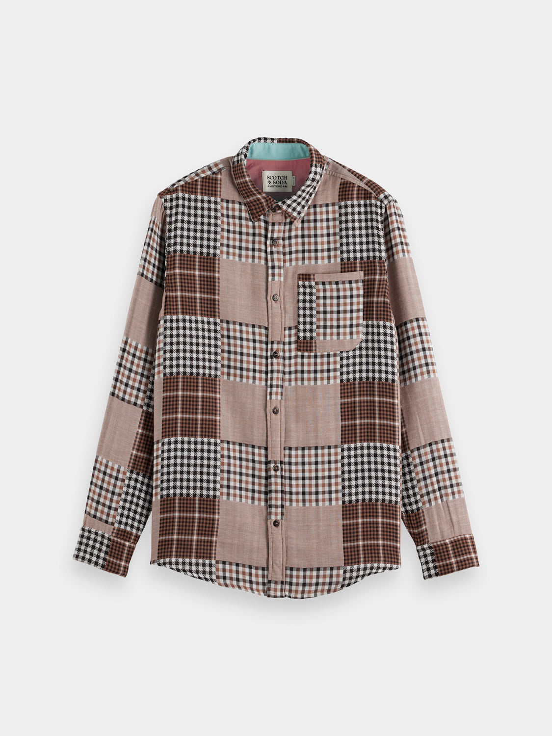 Patchwork flannel shirt - Scotch & Soda AU