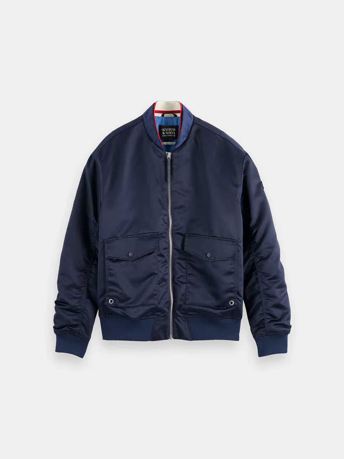 Oversized satin bomber jacket - Scotch & Soda AU