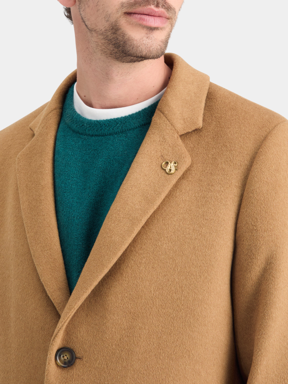 Classic wool overcoat - Scotch & Soda AU