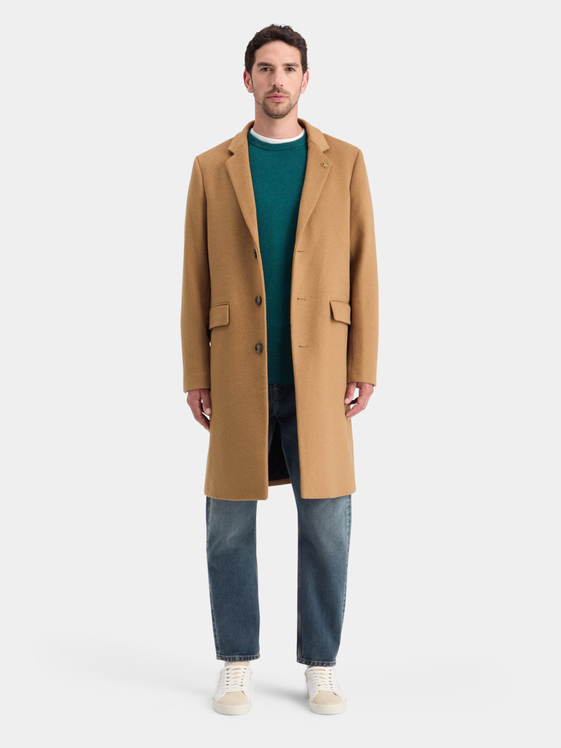 Classic wool overcoat - Scotch & Soda AU