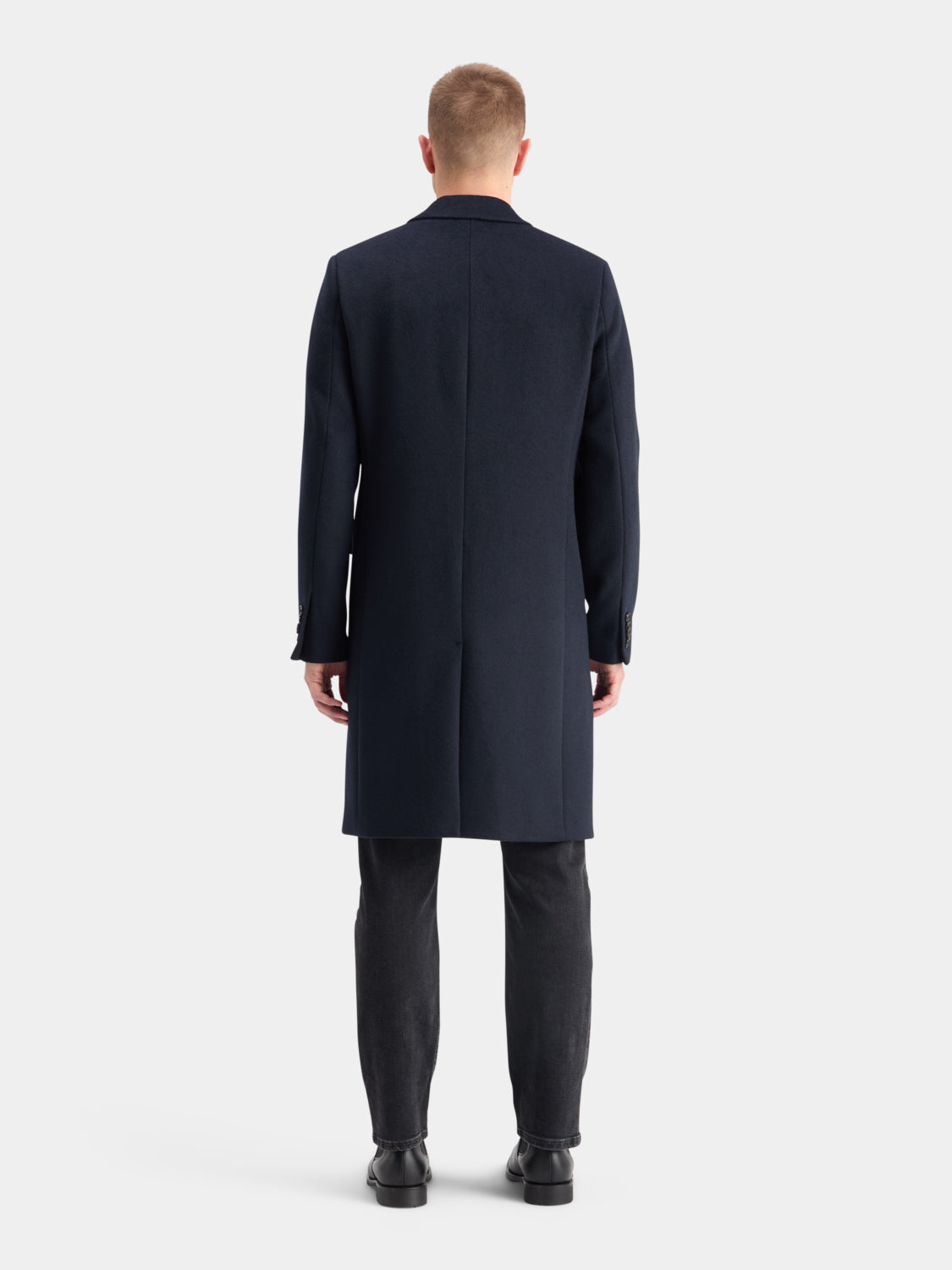 Classic wool overcoat - Scotch & Soda AU