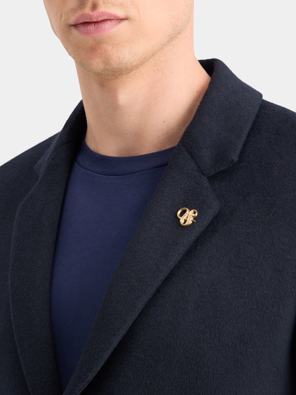 Classic wool overcoat - Scotch & Soda AU