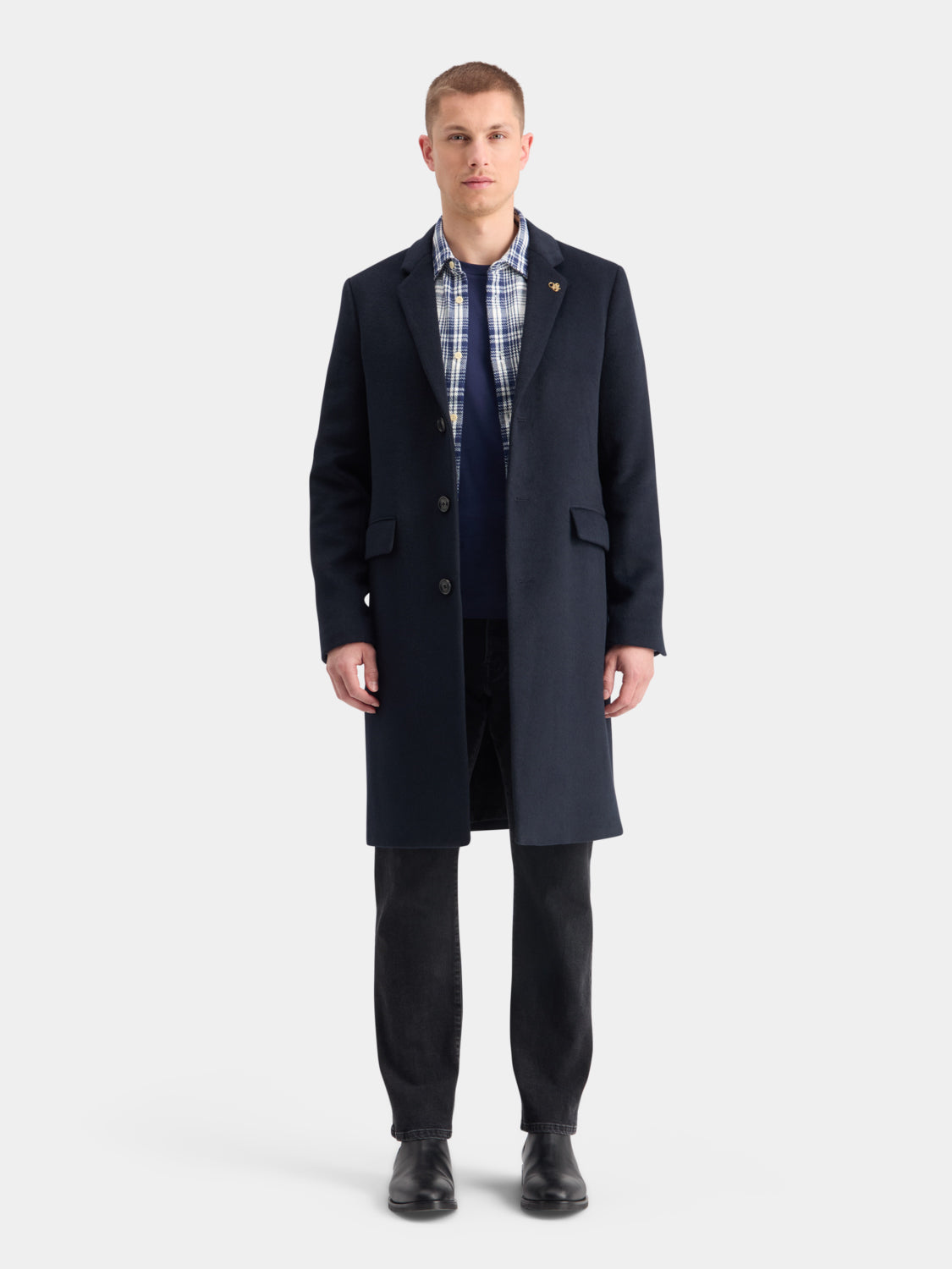 Classic wool overcoat - Scotch & Soda AU