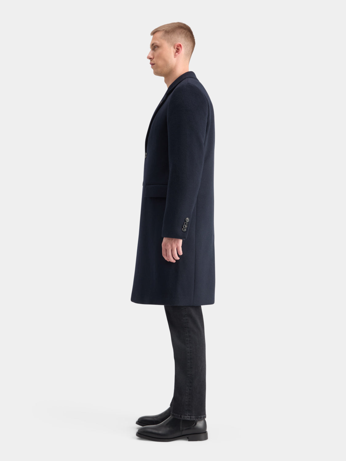 Classic wool overcoat - Scotch & Soda AU