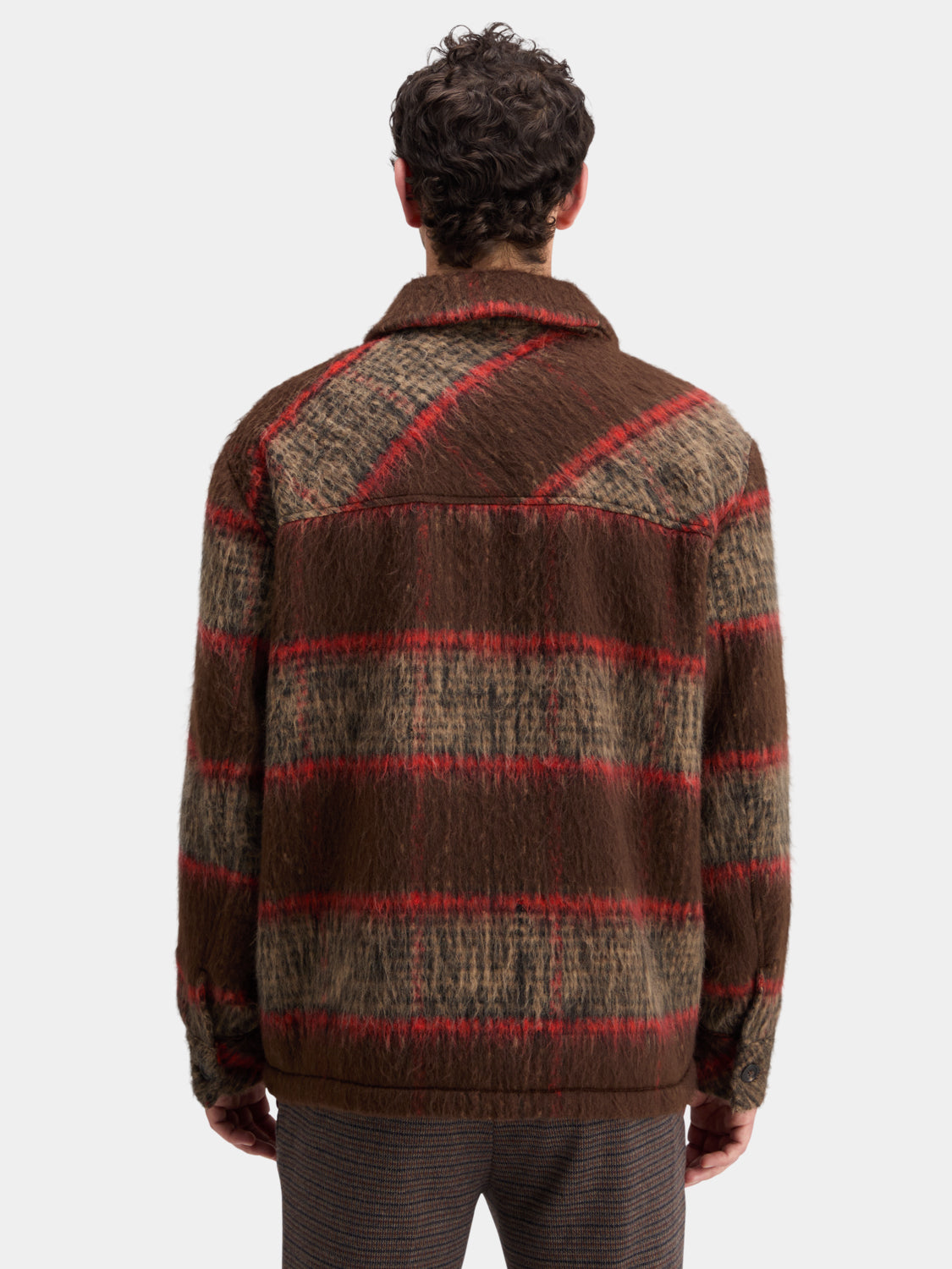 Brushed wool blend overshirt - Scotch & Soda AU