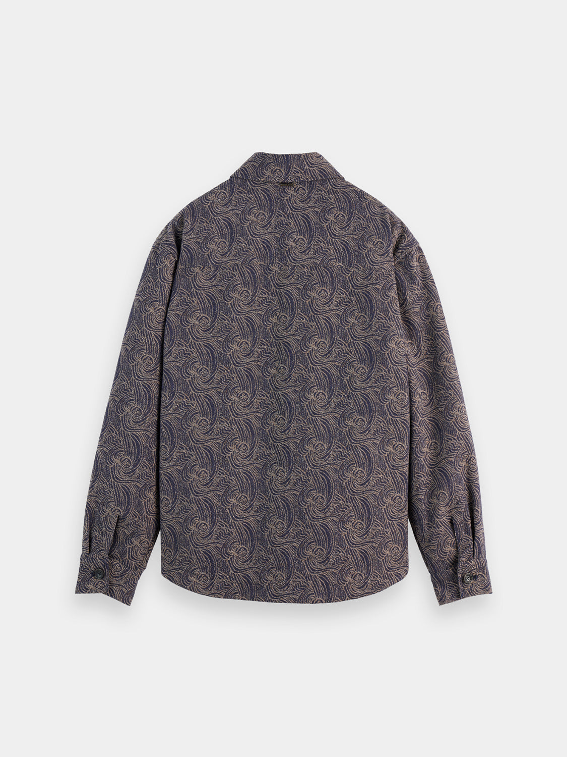 Jacquard wool blend overshirt - Scotch & Soda AU