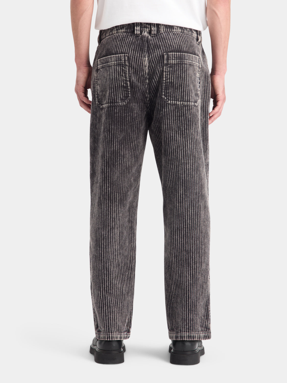 Washed corduroy pleated chinos - Scotch & Soda AU