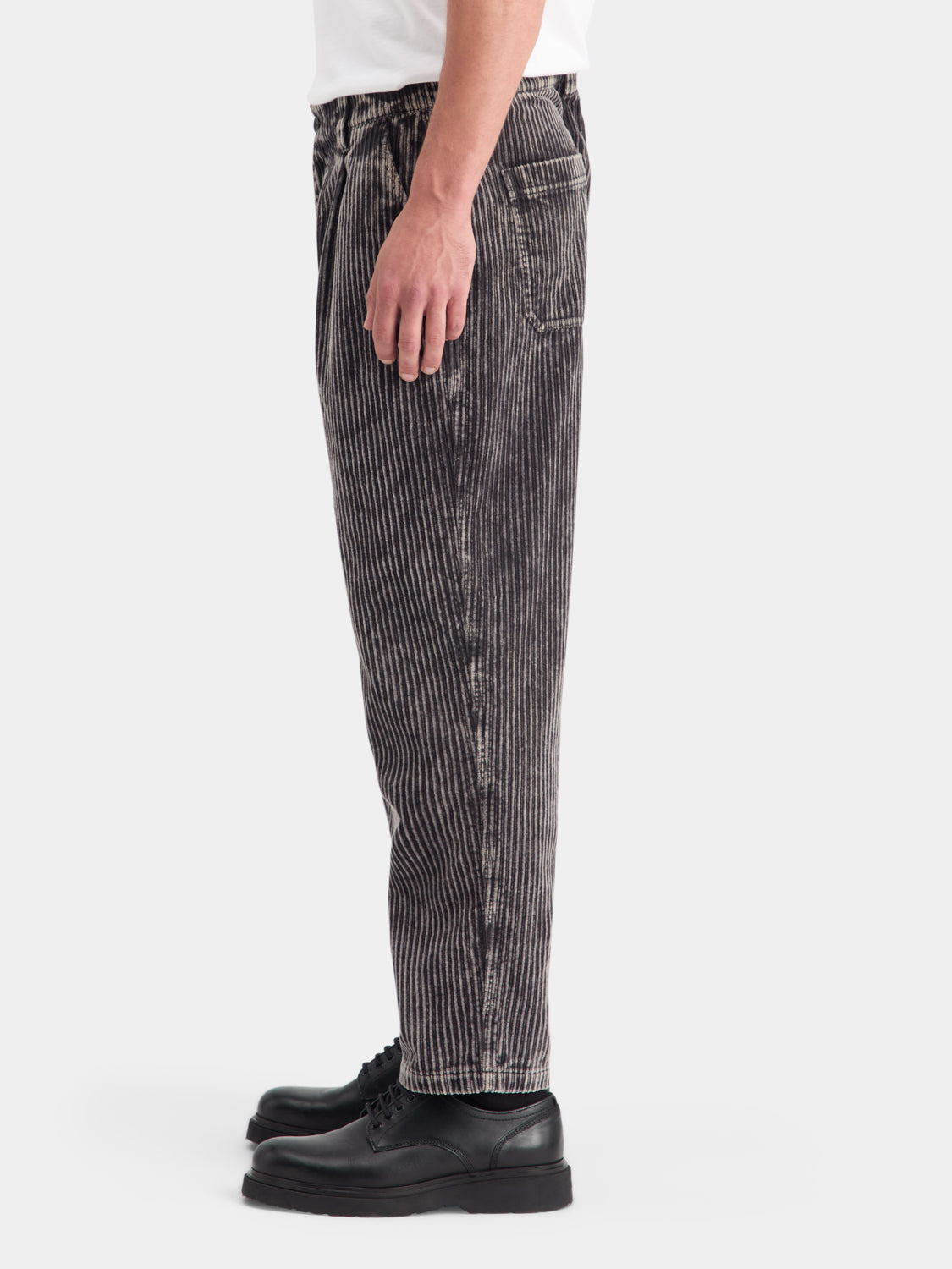 Washed corduroy pleated chinos - Scotch & Soda AU