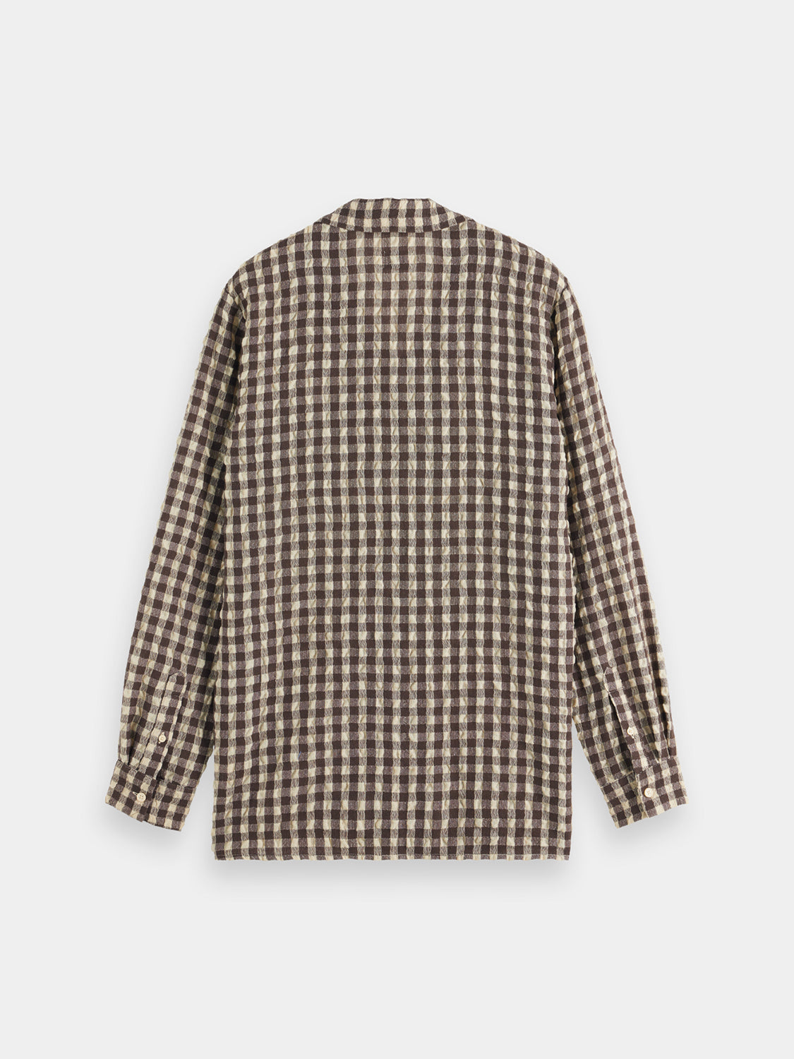 Seersucker check shirt - Scotch & Soda AU