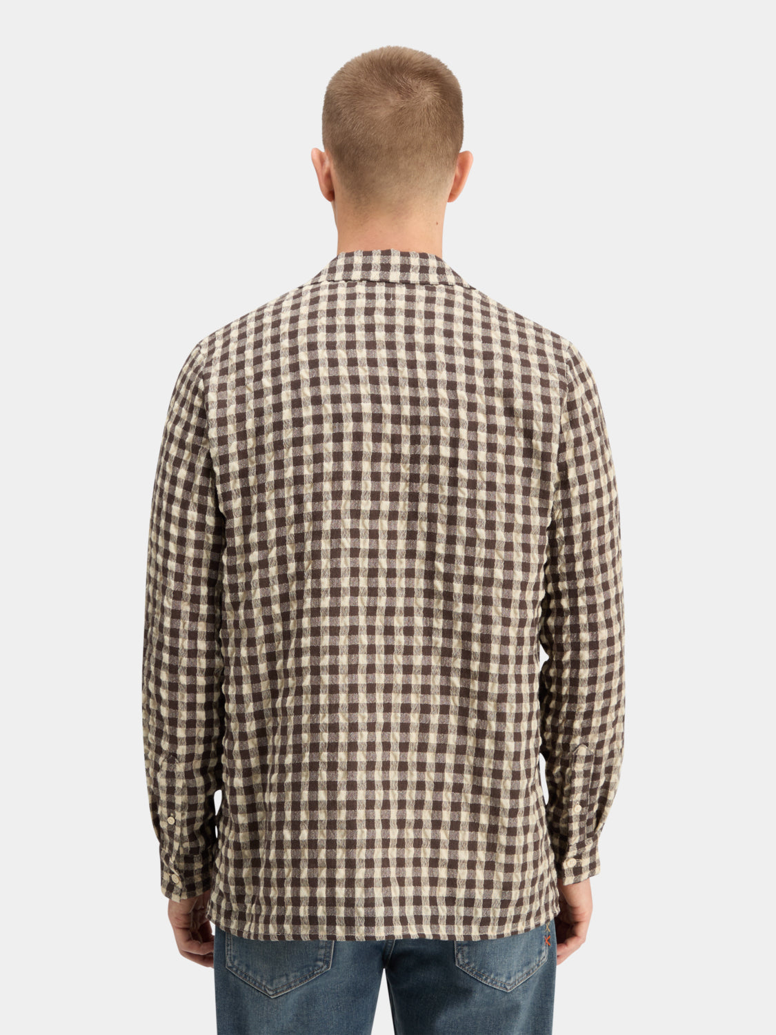 Seersucker check shirt - Scotch & Soda AU