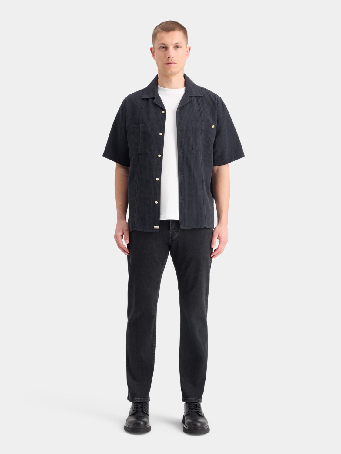 Structured dobby shirt - Scotch & Soda AU