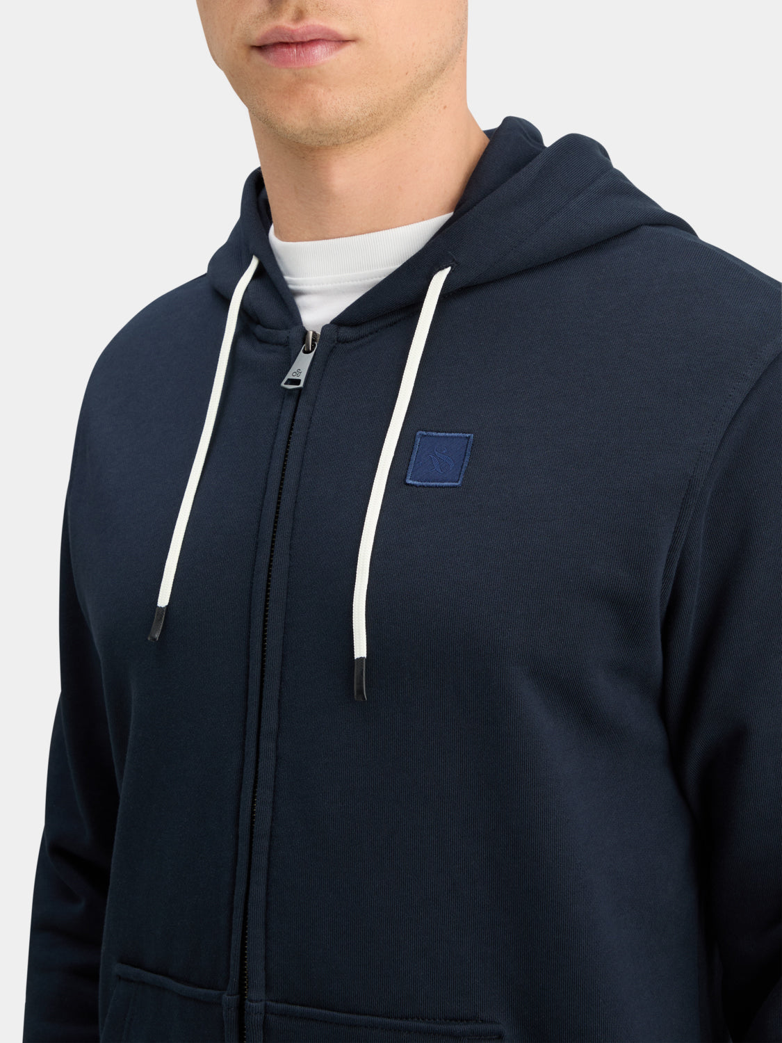 Logo badge zip-through hoodie - Scotch & Soda AU