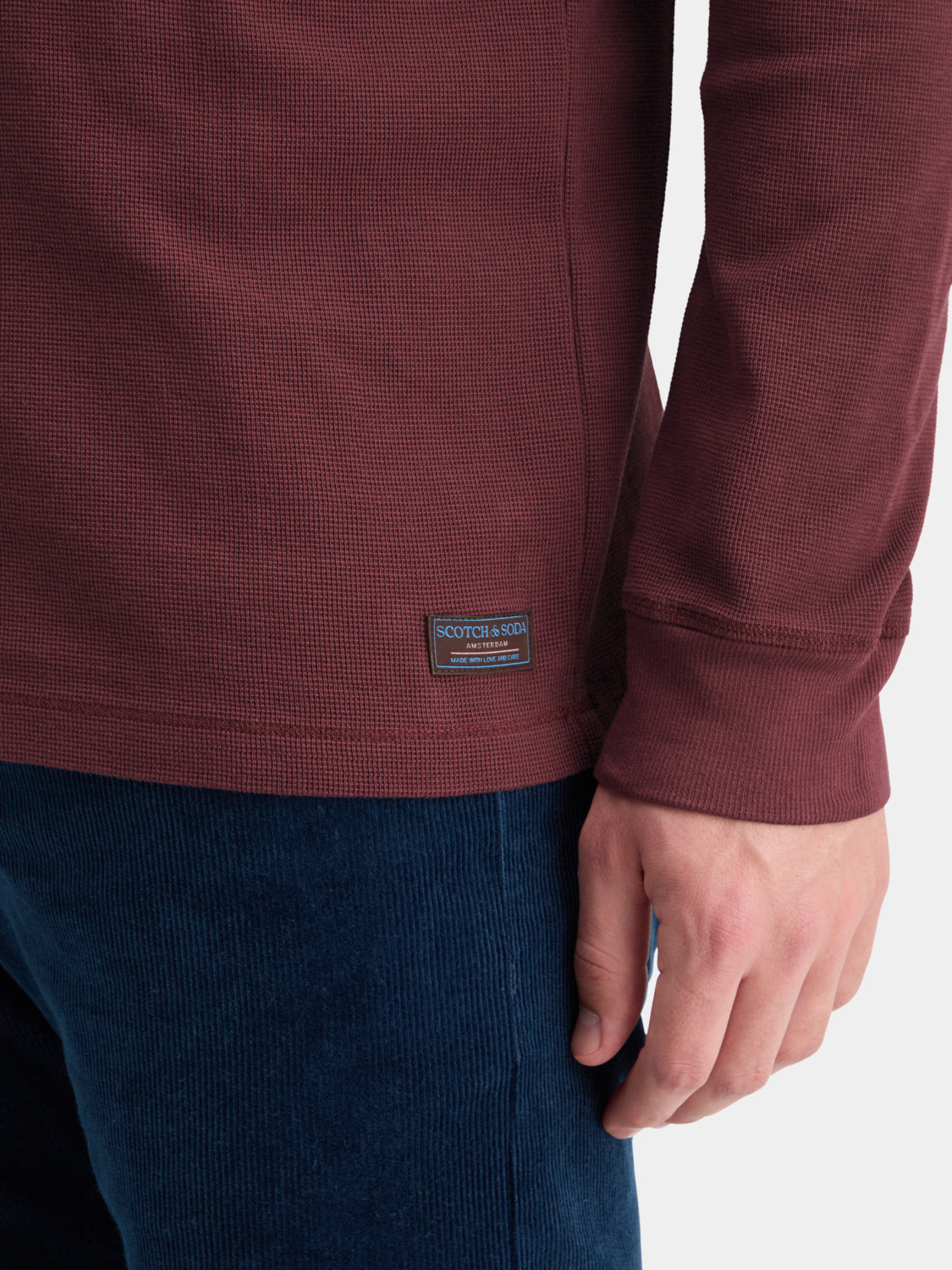 Waffle long sleeved t-shirt - Scotch & Soda AU