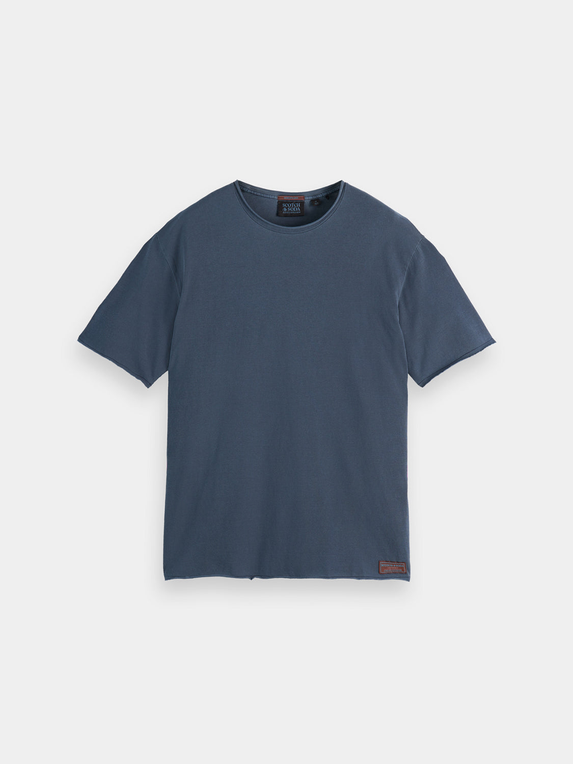 Raw edge garment-dyed t-shirt - Scotch & Soda AU
