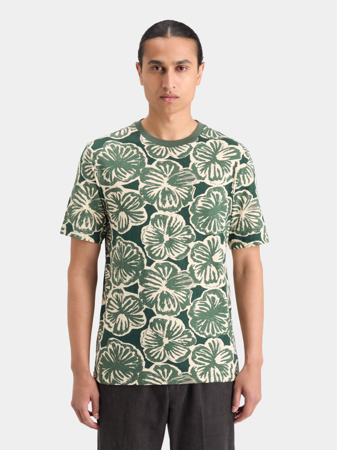 Flower printed t-shirt - Scotch & Soda AU