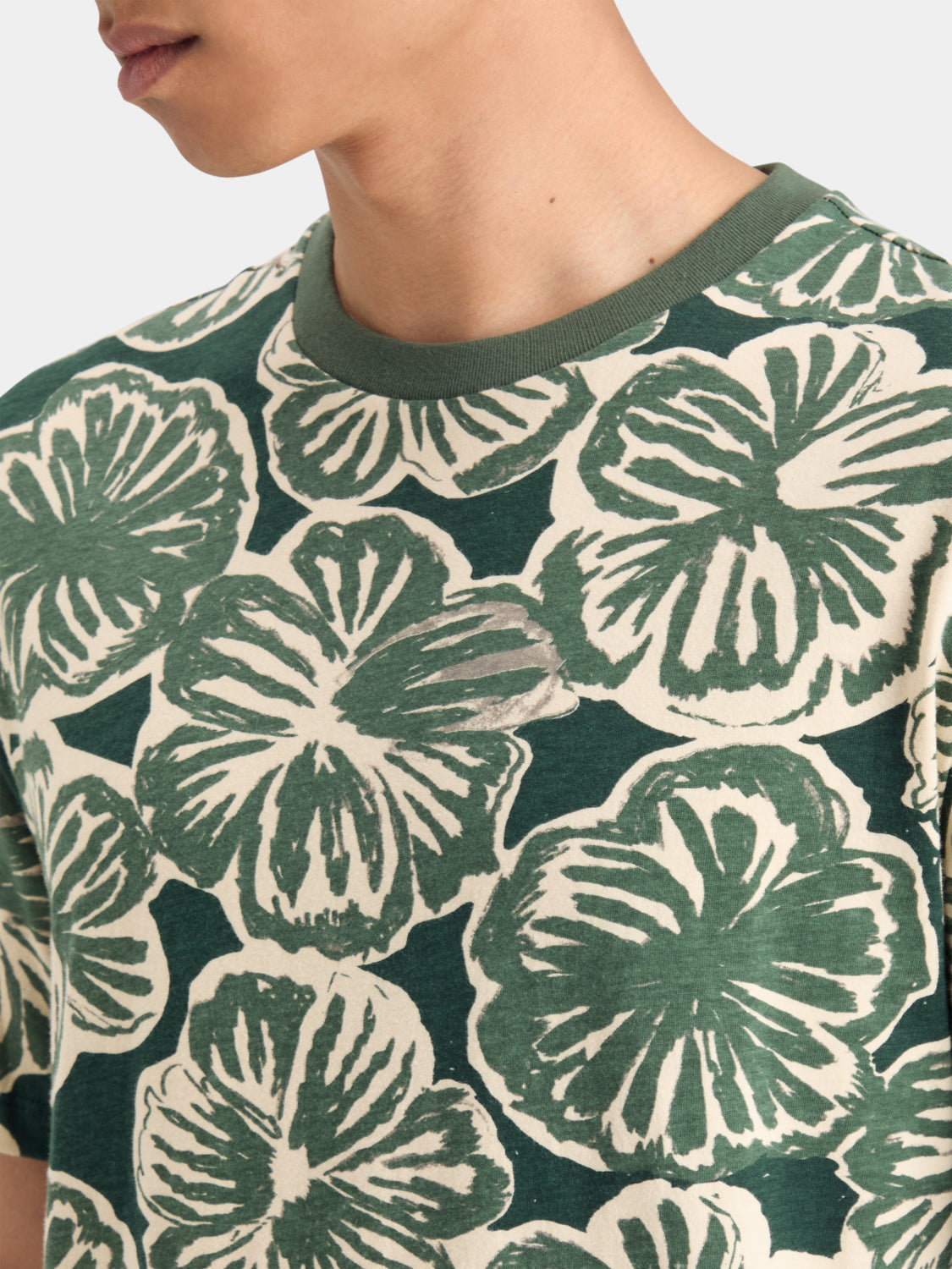 Flower printed t-shirt - Scotch & Soda AU