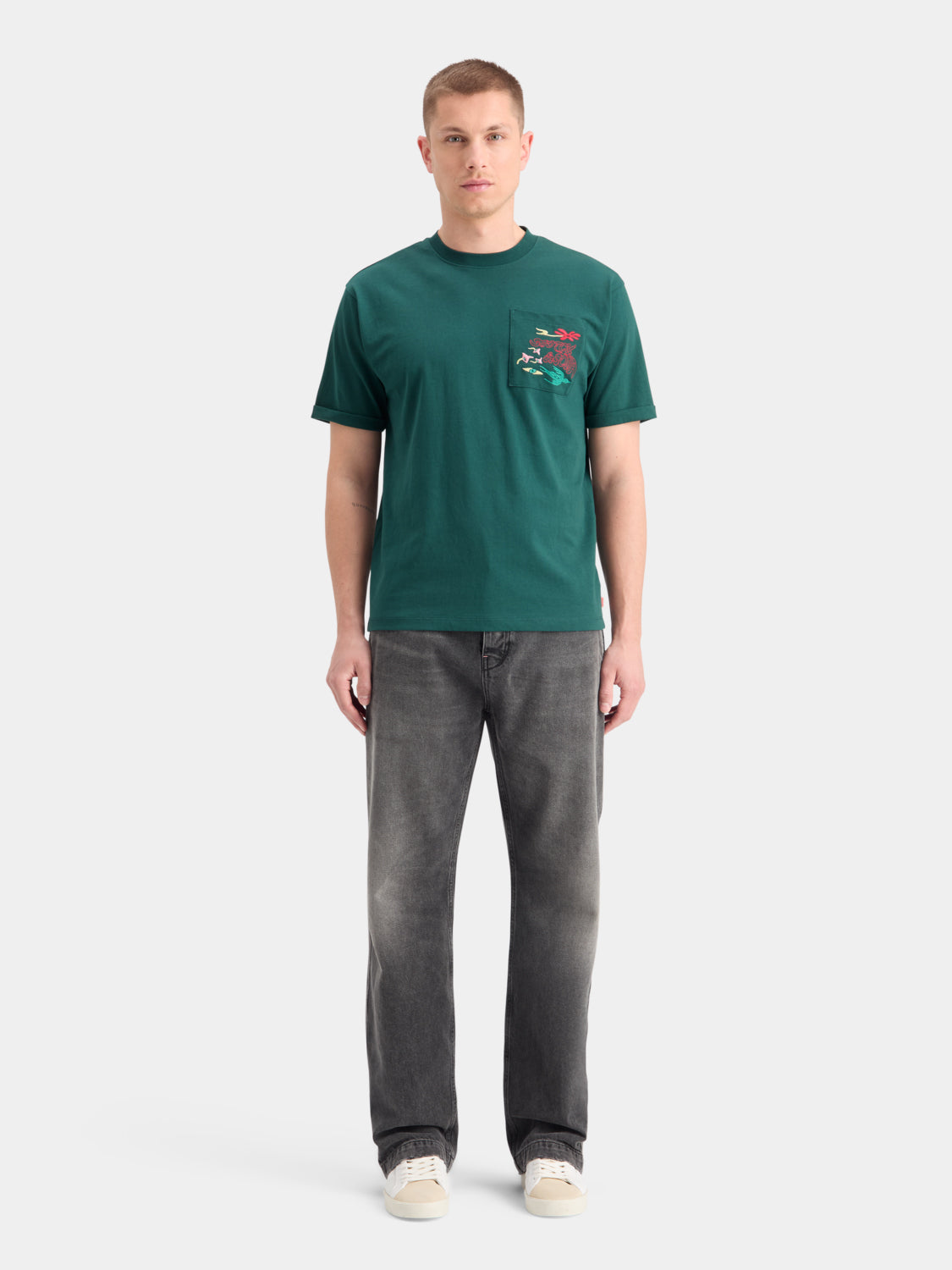 Embroidered pocket t-shirt - Scotch & Soda AU
