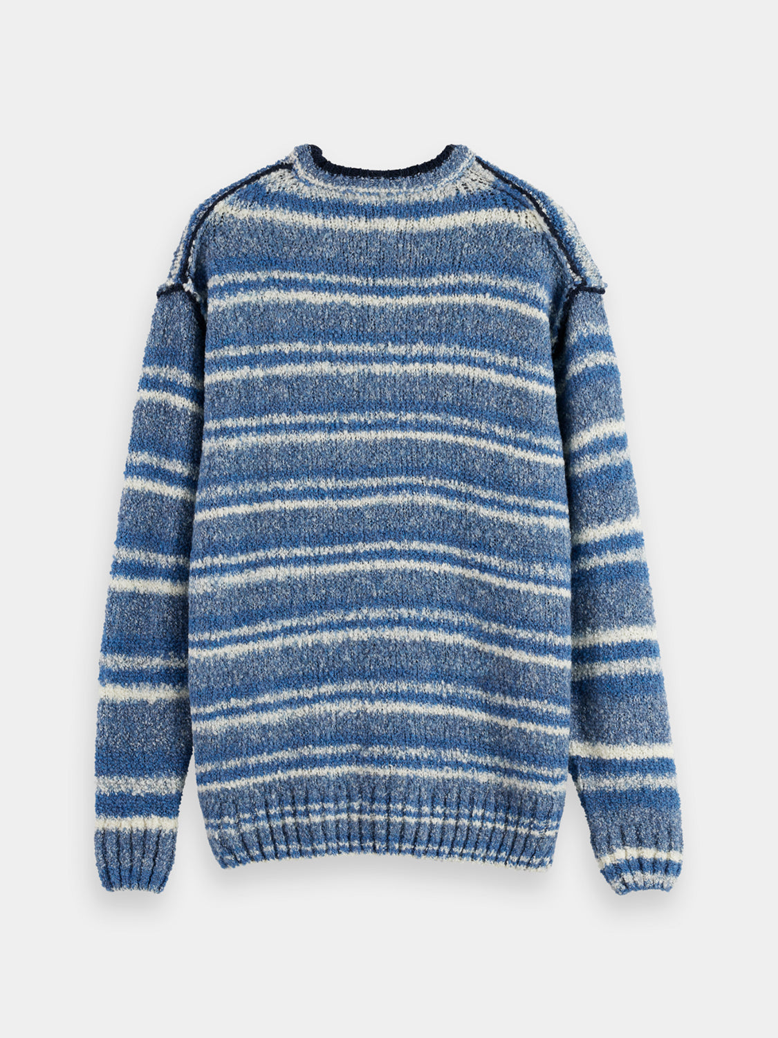 Drop shoulder boucle pullover - Scotch & Soda AU
