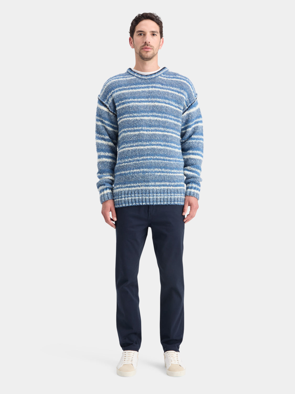 Drop shoulder boucle pullover - Scotch & Soda AU