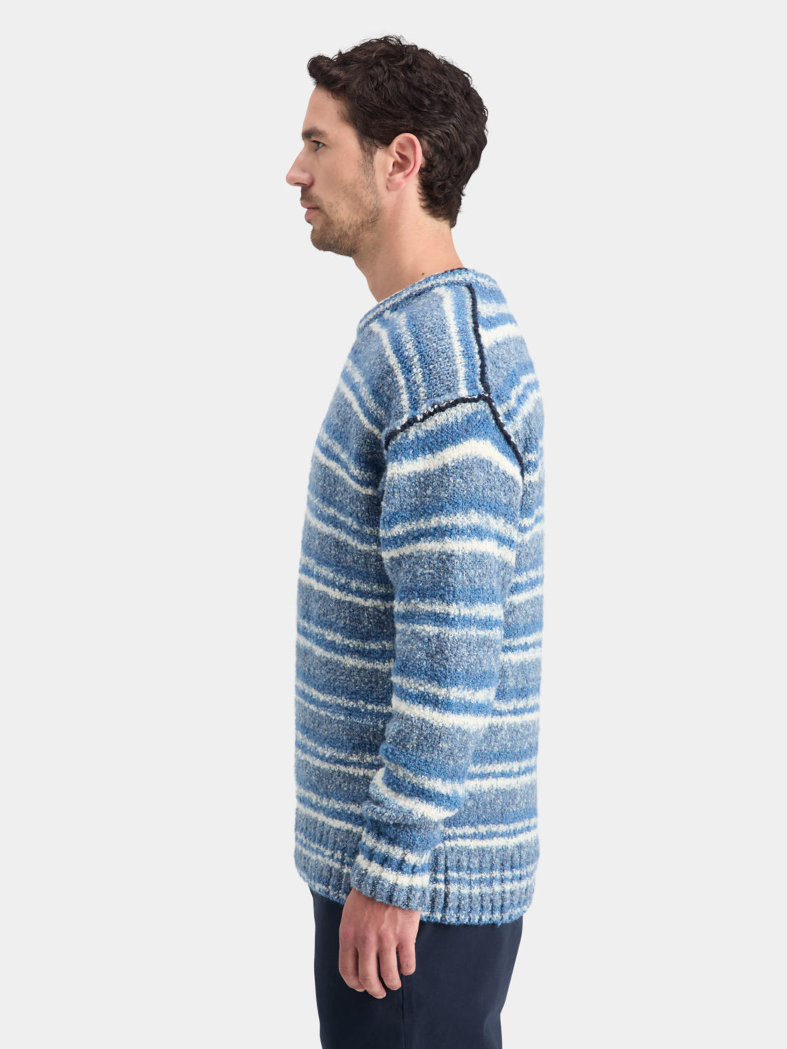 Drop shoulder boucle pullover - Scotch & Soda AU