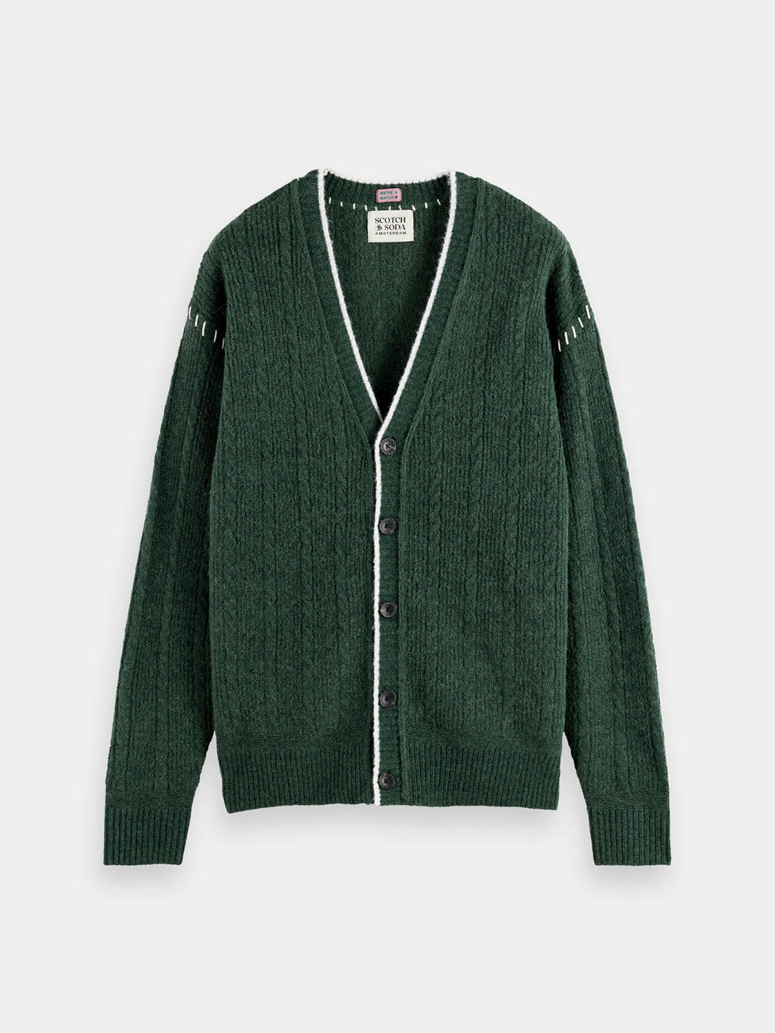 Drop shoulder cardigan - Scotch & Soda AU