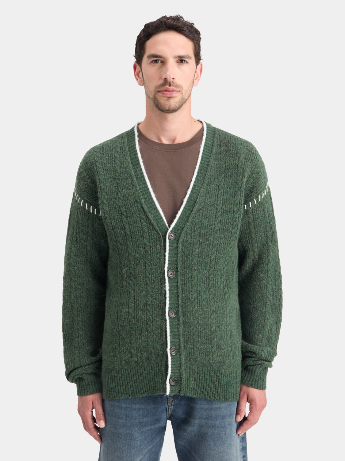 Drop shoulder cardigan - Scotch & Soda AU