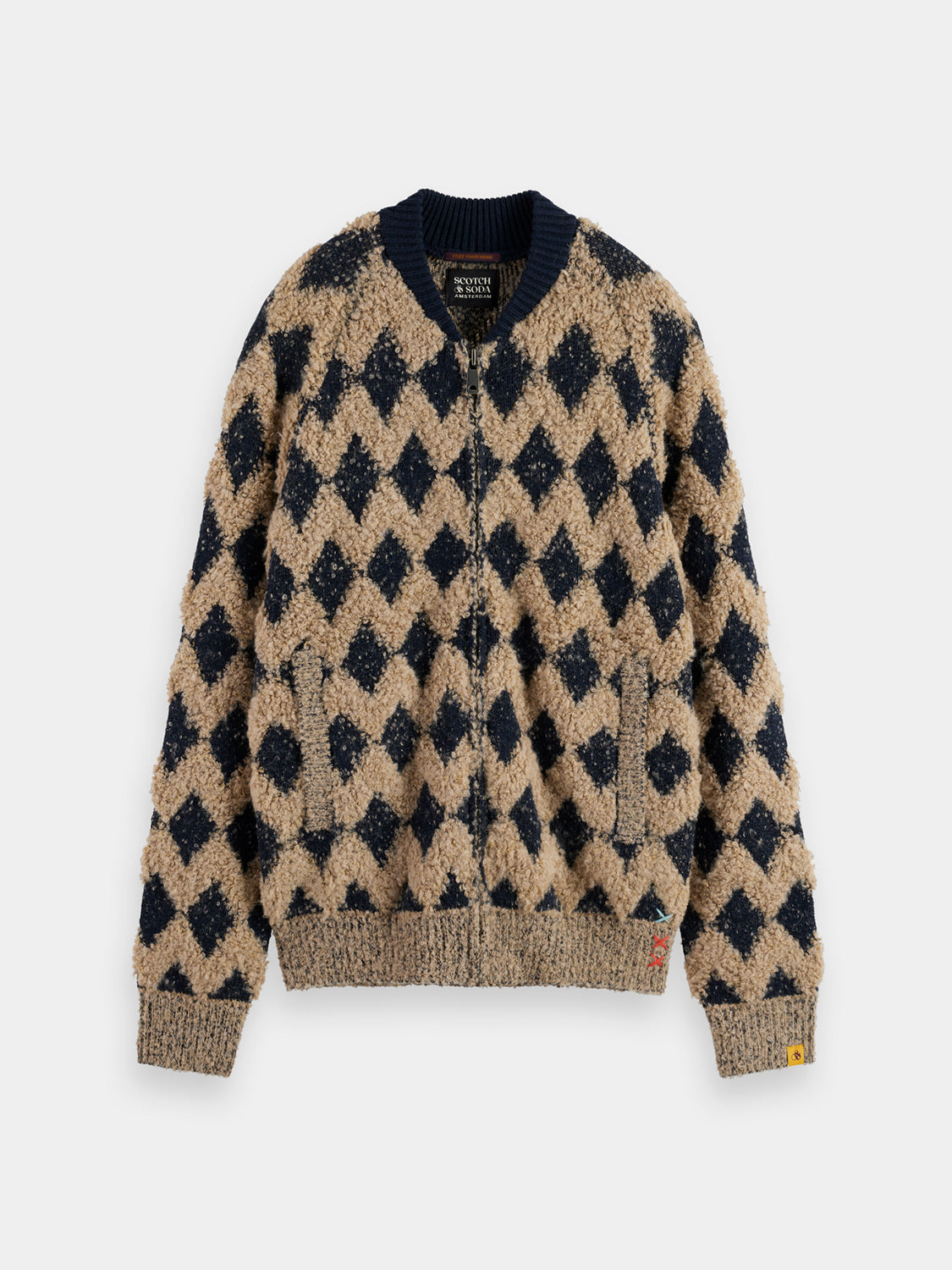 Jacquard bomber jacket - Scotch & Soda AU