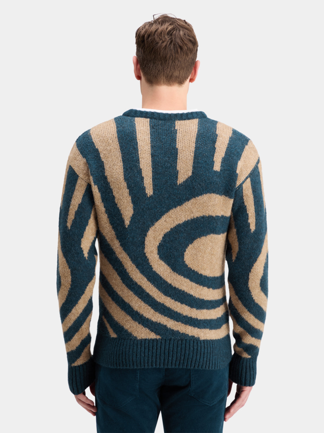 Drop shoulder fuzzy pullover - Scotch & Soda AU