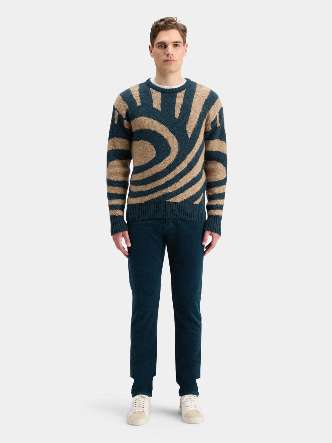 Drop shoulder fuzzy pullover - Scotch & Soda AU