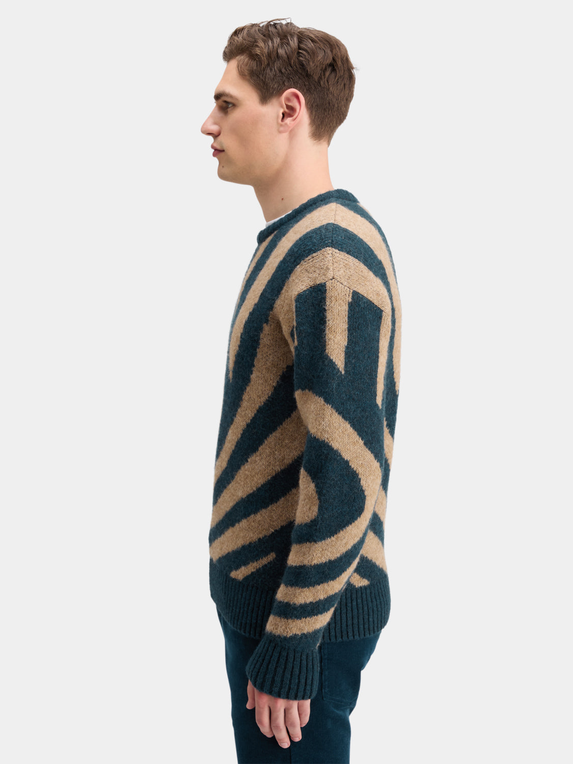 Drop shoulder fuzzy pullover - Scotch & Soda AU