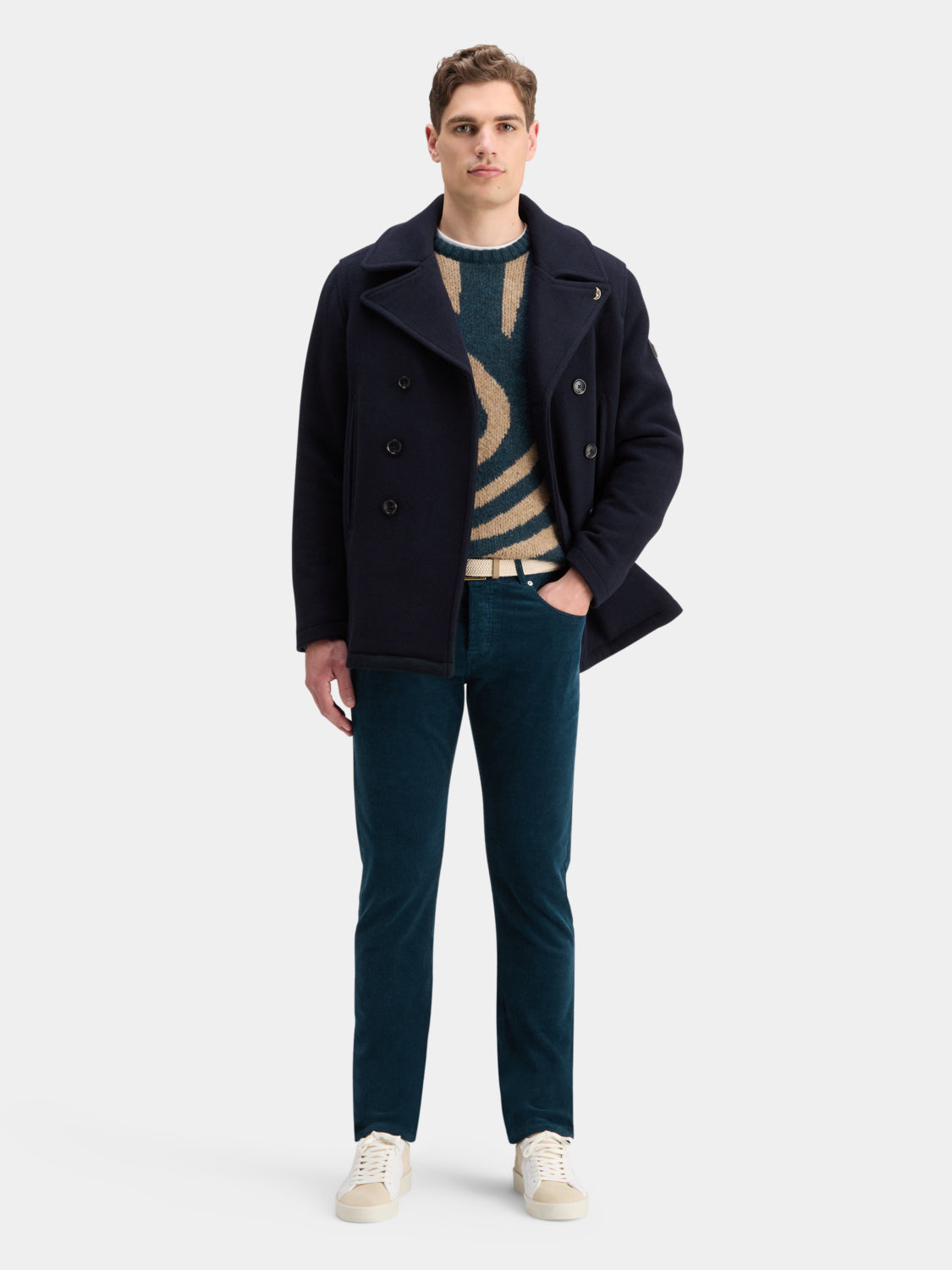 Drop shoulder fuzzy pullover - Scotch & Soda AU