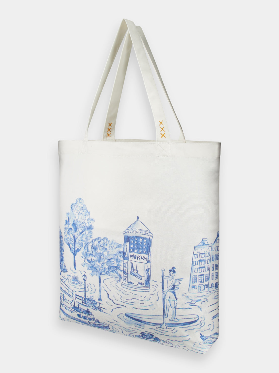 Tote bag with canvas stitching - Scotch & Soda AU