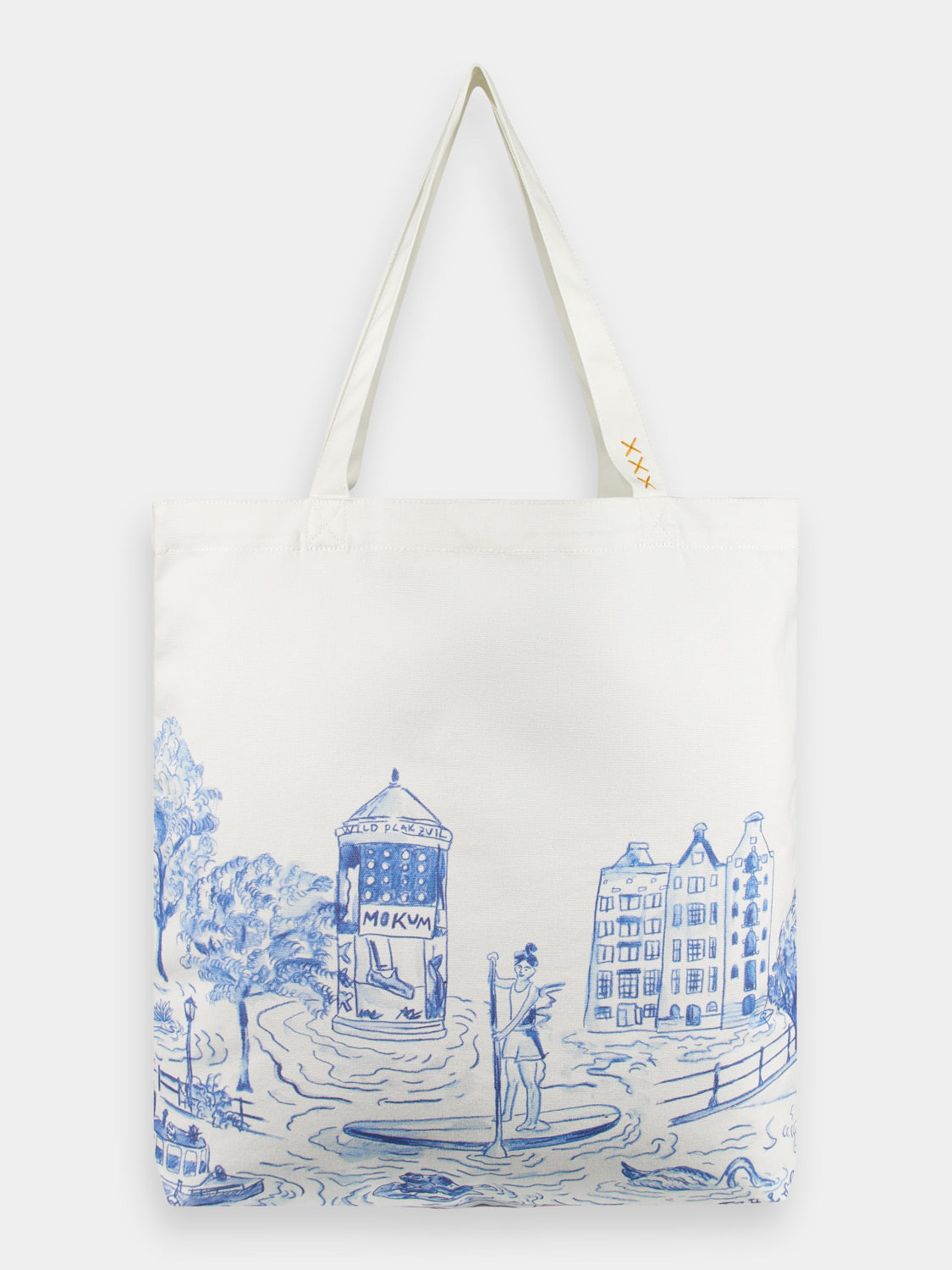 Tote bag with canvas stitching - Scotch & Soda AU