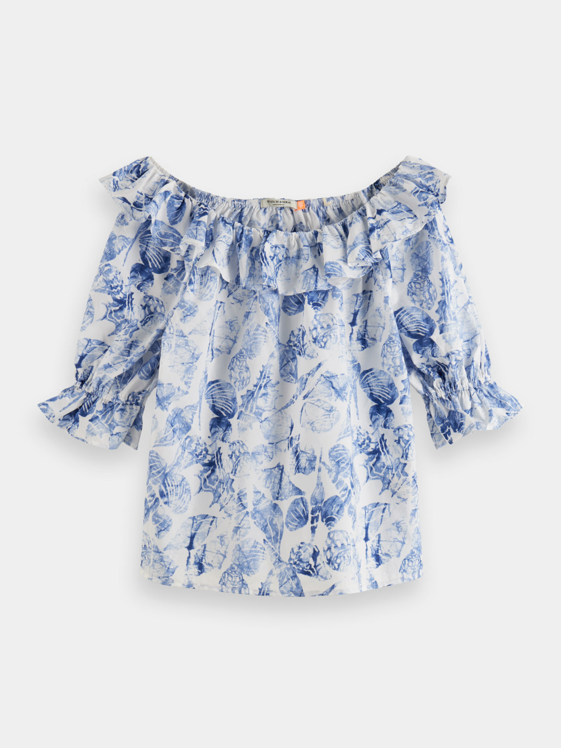 Off shoulder top with ruffles - Scotch & Soda AU