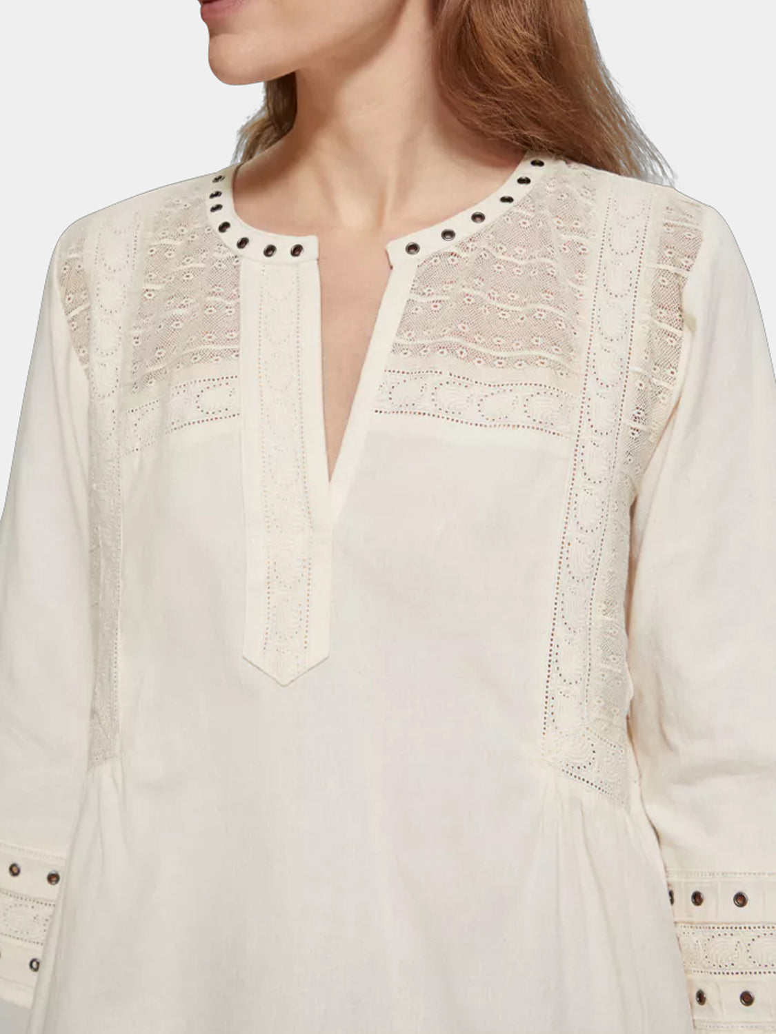 Top with eyelet details - Scotch & Soda AU