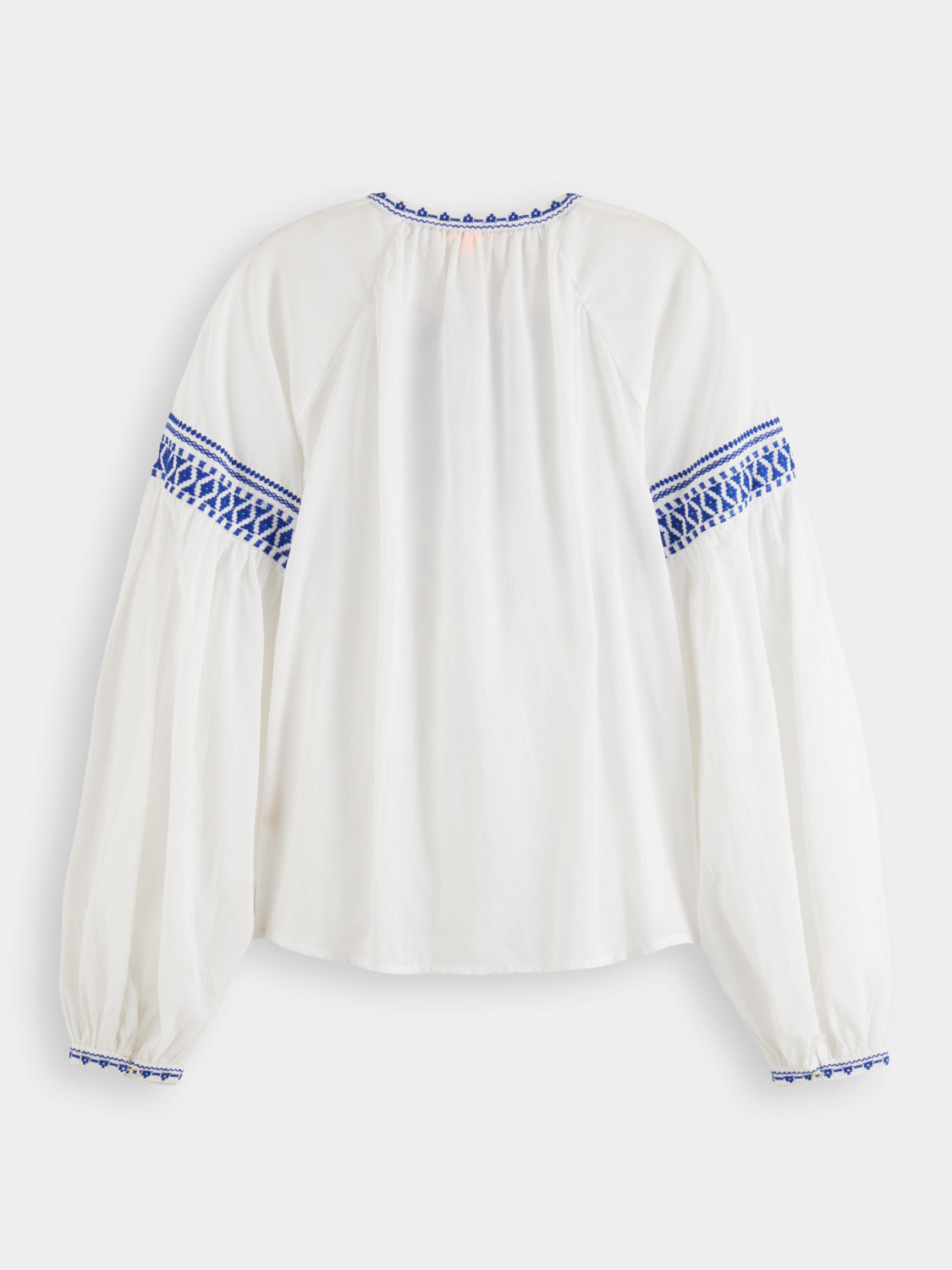 Balloon sleeve top with tape detail - Scotch & Soda AU
