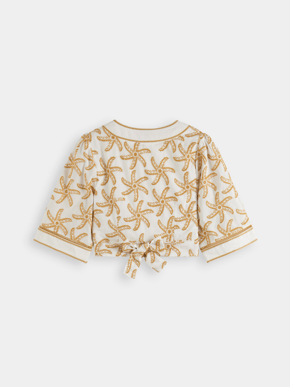 Embroidered crop top - Scotch & Soda AU