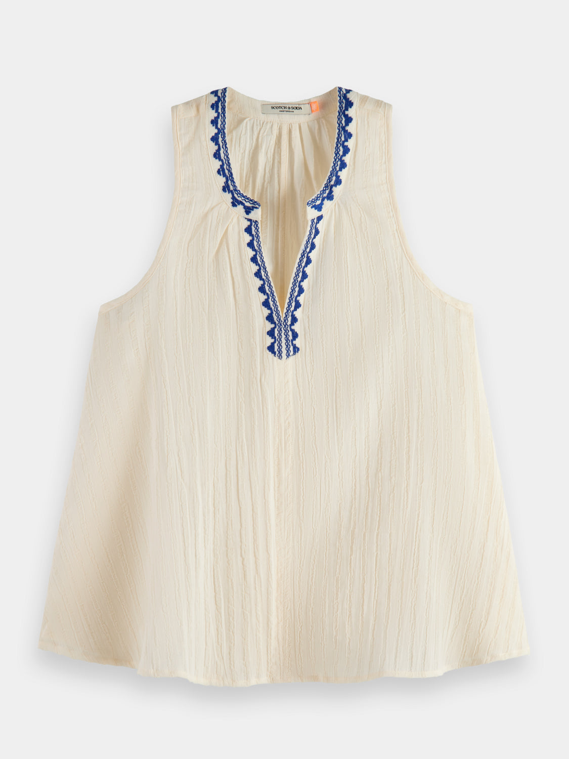 Tank top with tape detail - Scotch & Soda AU