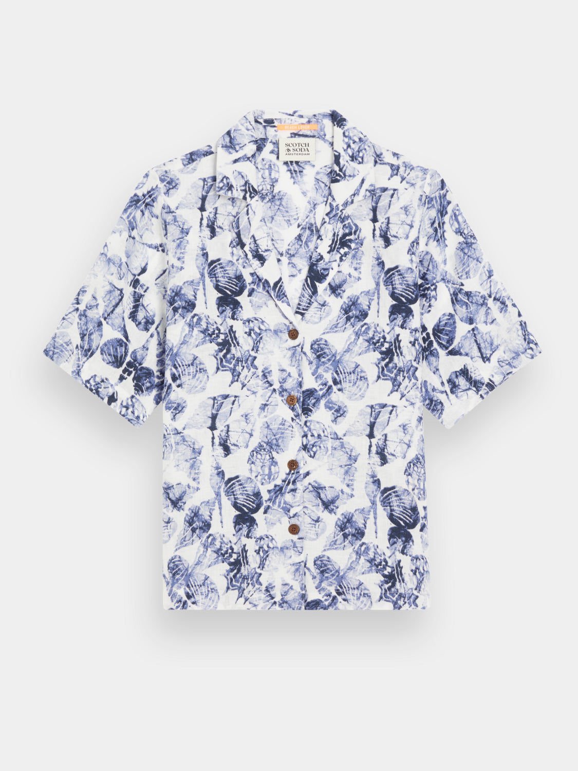 Linen camp shirt - Scotch & Soda AU